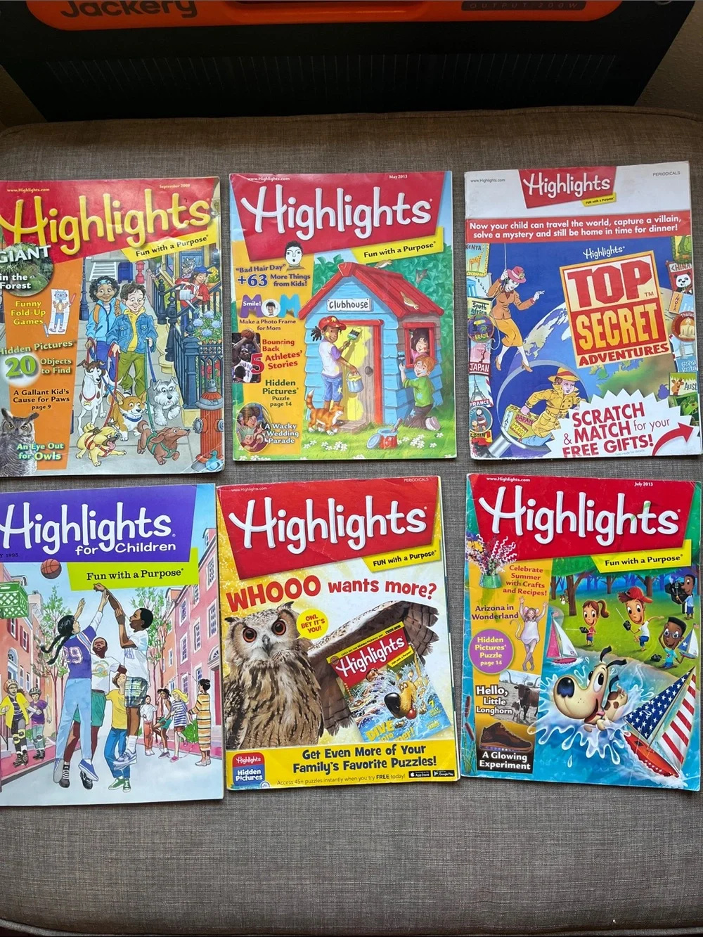 17 Issues Highlights and High Five Children’s  Magazines Dentist Dr. Office